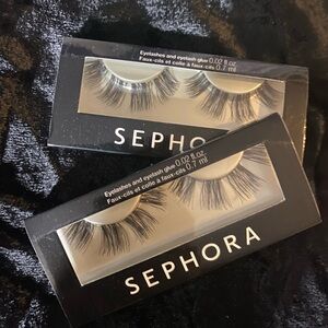 NIB Sephora Wink Faux Eyelashes 8 Individual Wink Lashes Black 2 Full Sets